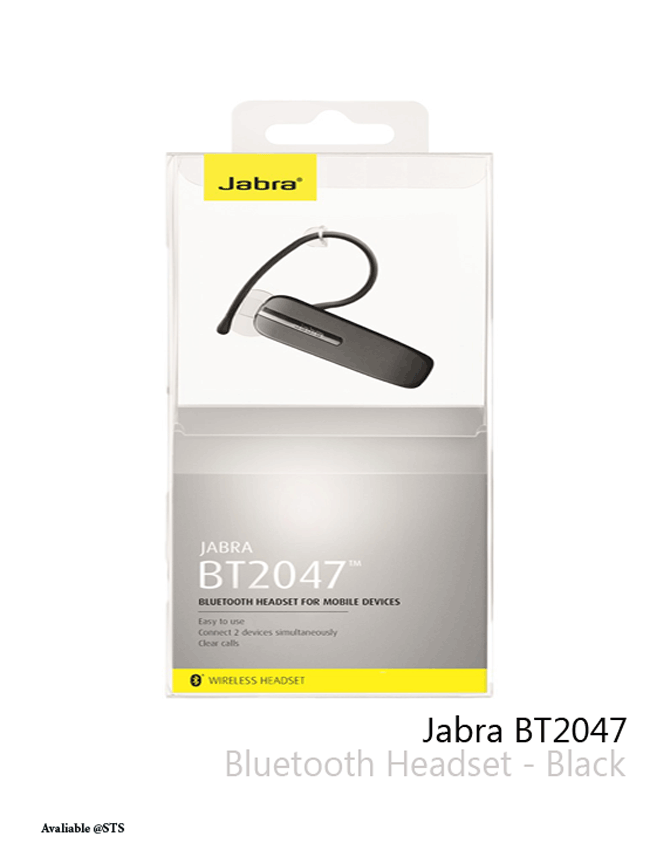 Jabra BT2047 Bluetooth Headset Black