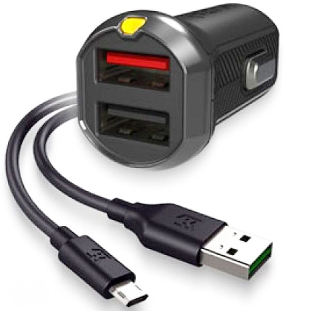 EFM-17W-(Max-3.4Amp)-Dual-USB-Port-Car-Charger-with-Micro-USB-Cable---Black EFM-17W-(Max-3.4Amp)-Dual-USB-Port-Car-Charger-with-Micro-USB-Cable---Black