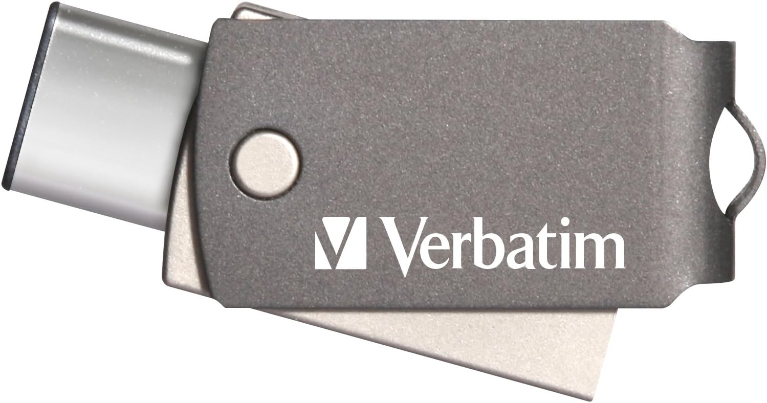 71-zaMzu-wL._AC_SL1500_ Verbatim Store'n'Go USB-C 3.1 Dual Drive 64GB for Smartphone & Tablet - Image 1