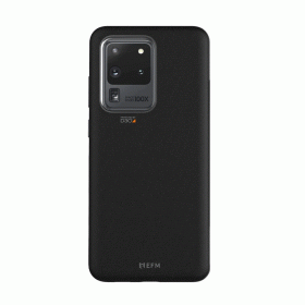 EFM Monaco Wallet D3O Case Armour with 5G Signal Plus for Galaxy S20 Ultra (6.9)-Black/Space Grey