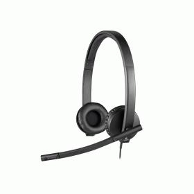 LOGITECH H570E USB HEADSET STEREO, BLACK