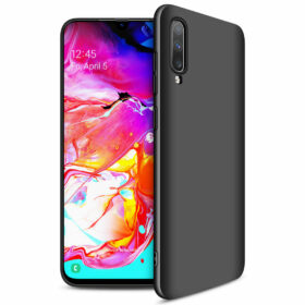 STS-liquid-silicon-back-case-for-Samsung-Galaxy-A70-Black