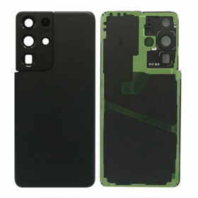 Battery Back Cover with Camera Lens Cover for Samsung Galaxy S21 Ultra 5G