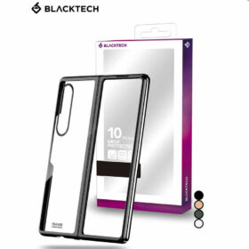 BlackTech-2-Piece-Superlative-Clear-case-with-Coloured-border-for-Galaxy-Z-Fold-3
