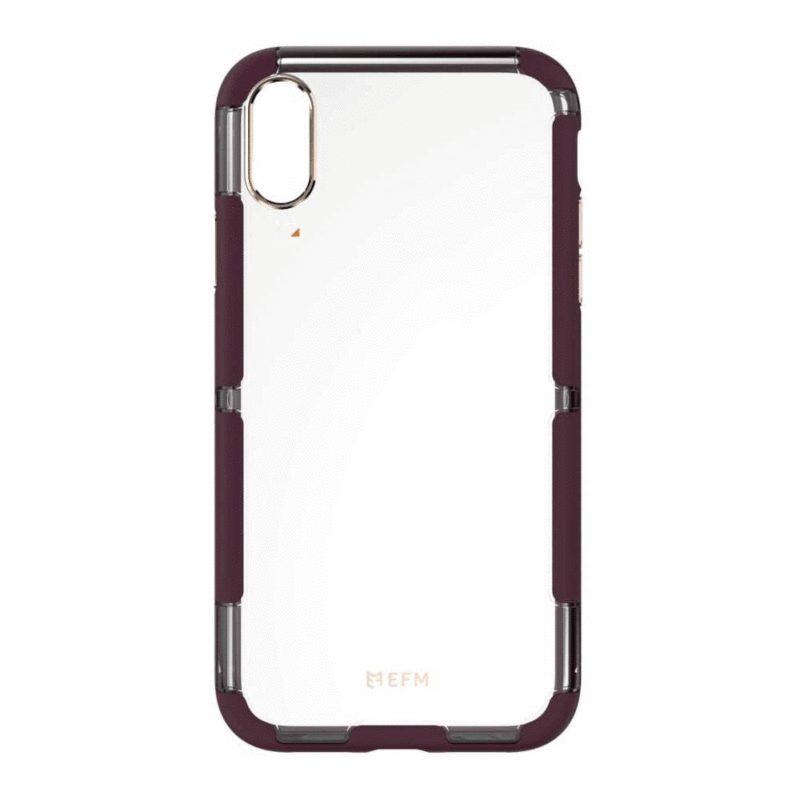 EFM Cayman D3O Case Armour for iPhone Xs Max (6.5")-Mulberry/Gold
