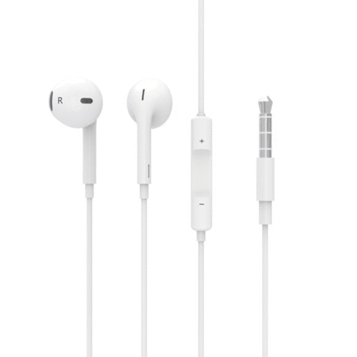 WOPOW WE02 3.5mm Wired Universal Cable Earphones White
