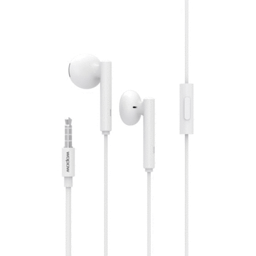 WOPOW WE04 In-Ear 3.5mm HIFI Sound Wired Earphone White