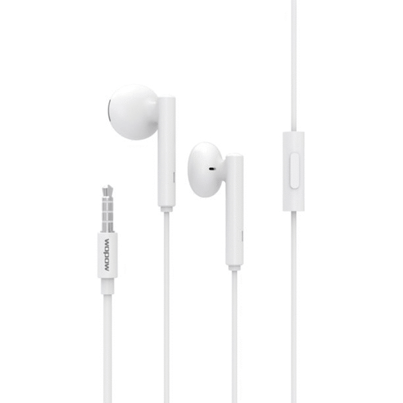 WOPOW WE04 In-Ear 3.5mm HIFI Sound Wired Earphone White