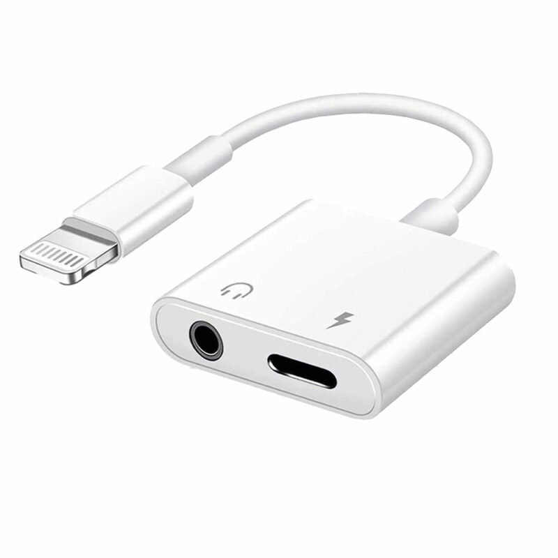 WOPOW LA05 Apple Headphone + charging Adapter White