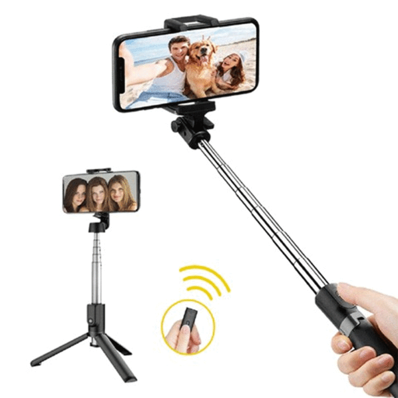 Sansai Wireless Selfie Stick w/Tripod & Remote Control (SCX-717A)