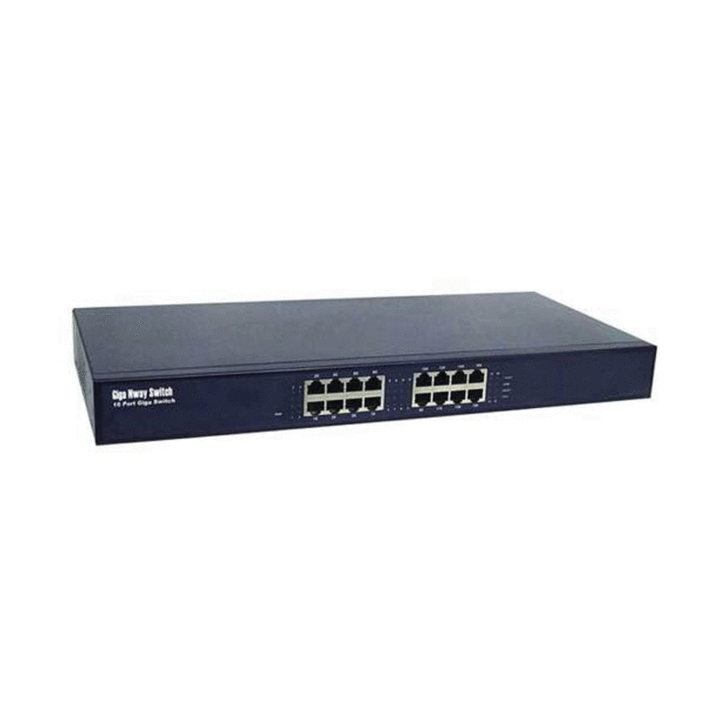 24PORT GIGABIT ETHERNET SWITCH 19" RM