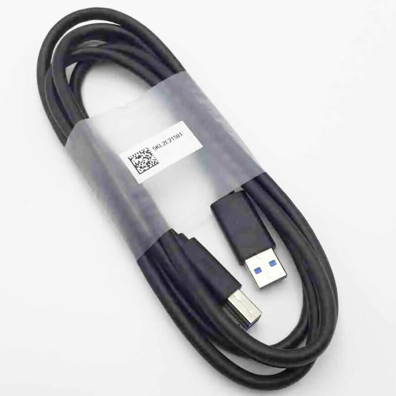 Dell-USB-3.0-Type-A-to-Type-B-Cable-Male-6ft-(5KL2E21501-)---BLACK