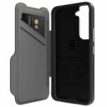 EFM-Monaco-Flip-Cover-for-Samsung-Galaxy-S22-Plus-5G-(6.6)---Black-Space-Grey.-pic-1