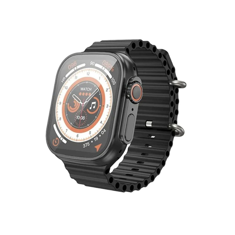 Hoco-Y12-Ultra-Smartwatch Hoco Y12 Ultra 49mm Smart Sports Watch (Call Version) - Black - Image 1