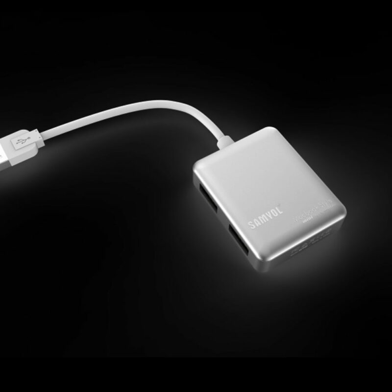 SAMYOL-Quad-Port-MacBook-Style-USB-2.0-Hub-(DS-PH20)---[AuStock].-pic-1
