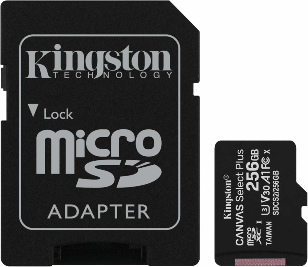 Kingston 256GB Micro SD Card Class 10 SDHC SDXC Phone / Camera Memory & Adapter - Image 3