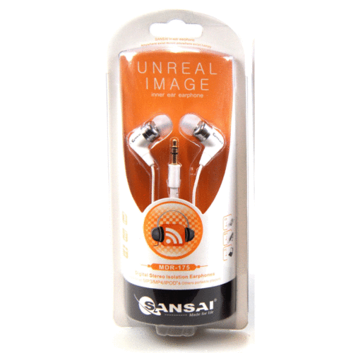 Sansai Digital Stereo Isolation Earphones - White