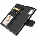 Hanman-PU-Leather-Flip-Case-with-Latch,-BLACK.-PIC-1