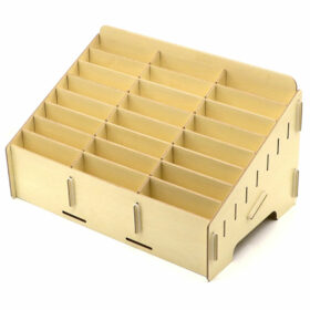 STS-Wooden-24-Compartments-Multifunctional-Storage-Box-for-Cell-Phones-and-Office-Supplies