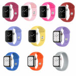 Pack of 10 Pcs Sport Band for iWatch All Series 38/40/41mm Medium/Large