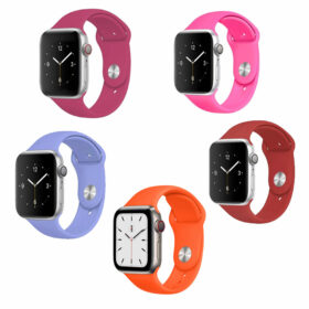 Pack of 5 pcs of Sport Band for iWatch All Series 38/40/41mm SMALL-Collection A