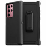Blacktech Case For Galaxy S22 Ultra (6.8") - Black - Image 3