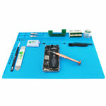 STS-S210-Magnetic-Heat-Insulation-Silicone-Pad-Desk-Mat-For-BGA-Soldering-Repair---(35cm-x-25cm).-pic-1