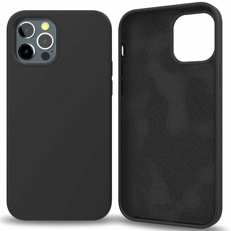 BLACKTECH-Soft-Feeling-With-Soft-Micro-Fibre-Case-For-iPhone-14-Pro-Max-(6.7)---Black
