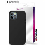 BLACKTECH-Soft-Feeling-With-Soft-Micro-Fibre-Case-For-iPhone-14-Pro-Max-(6.7)---Black.-pic-1