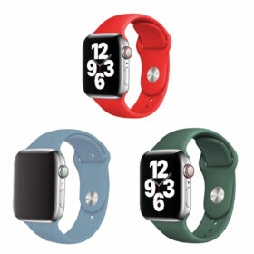 Pack of 3 Pcs Sport Band for iWatch All Series 42/44mm Small / Medium