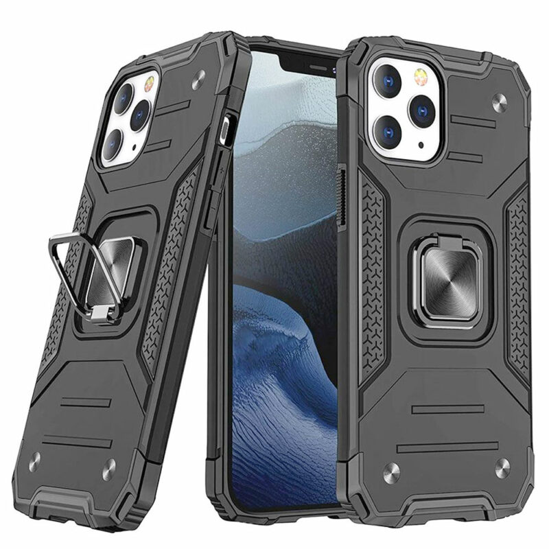 BlackTech-Robot-Magnet-Case-for-iPhone-14-Pro-Max-(6.7)---Black