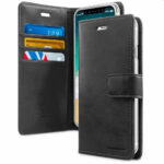 Mercury-Goospery-Blue-Moon-Diary-Wallet-Case-for-iPhone-14-Pro-Max-(6.7)---Black-pic-1