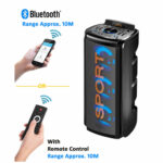 Sansai 300W Bluetooth LED Wireless Party Speaker Full Function Remote Control - (BT-6611A) - Image 2