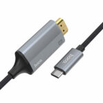 Hoco (UA13) USB-C To HDMI cable 180cm - Gray - Image 3