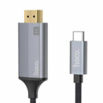 Hoco (UA13) USB-C To HDMI cable 180cm - Gray - Image 4