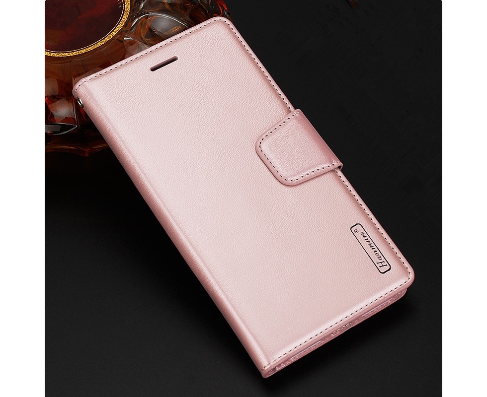 5acff1231bd7c271529151 Hanman PU Leather Flip Case with Latch for Google Pixel 7 Pro - Rose Gold - Image 1