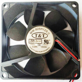 T-&-T-MW-825H12S-II-(80MM-x-25mm)-0.24A-12V,-3-PIN-Fan---[AuStock]