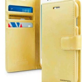 iPhone 11 Goospery Mercury Blue Moon Diary-  Gold