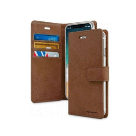 Goospery Rich Wallet Case for Iphone 13 Pro Max (6.7) Brown