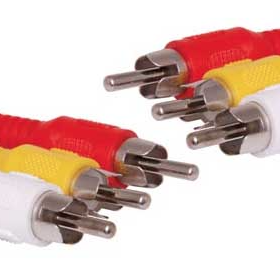 3 RCA Male to 3 RCA Male Audio/Video Cable - P6220A 1.5m