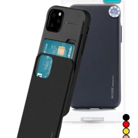Goospery Mercury Sky Slide Bumper Case With Card Storage for iPhone 14 Pro Max