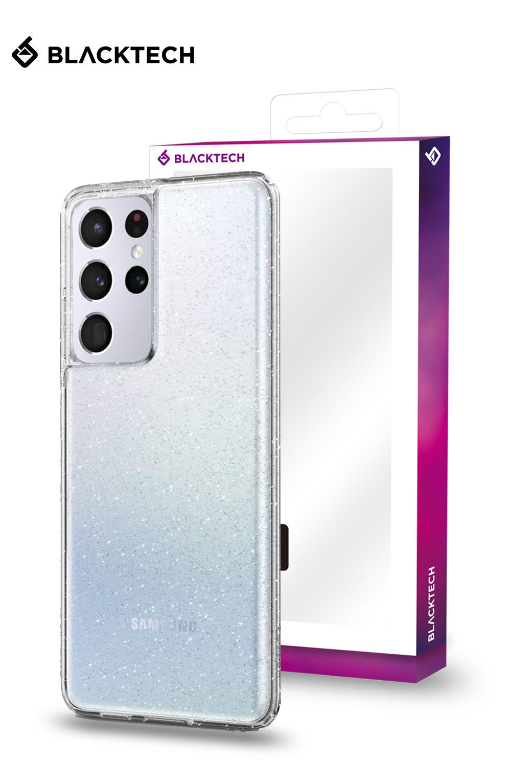 samsung-blacktech-glitter-case-a Blacktech Stay Glitter Case for Samsung S23 - Image 1