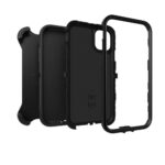 iPhone 17 Air BLACKTECH Defender Case with Separable Clip (MagSafe Compatible) - Black - Image 2