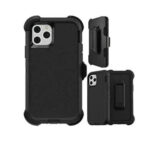 iPhone 17 Air BLACKTECH Defender Case with Separable Clip (MagSafe Compatible) - Black - Image 3
