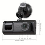 2 Camera Lens Car DVR - 2-Channel Dash Cam HD 1080P: Capture Every Detail on the Road