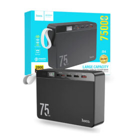 Get the Hoco J94 75000mAh 22.5W Power Master Power Bank with LED Digital Display in Black