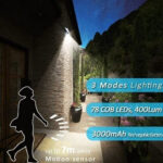 GL-H827G Solar Power LED Sensor Light with 3 Modes Lighting From Sansai - Image 2
