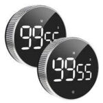 Sansai LED Digital Timer/Alarm with Adjustable Brightness, Volume, and Sleep/Cooking Functions - Black - Image 3