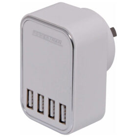 Powertran M88644: Intelligent 4 Output 4.5A High Current USB Charger