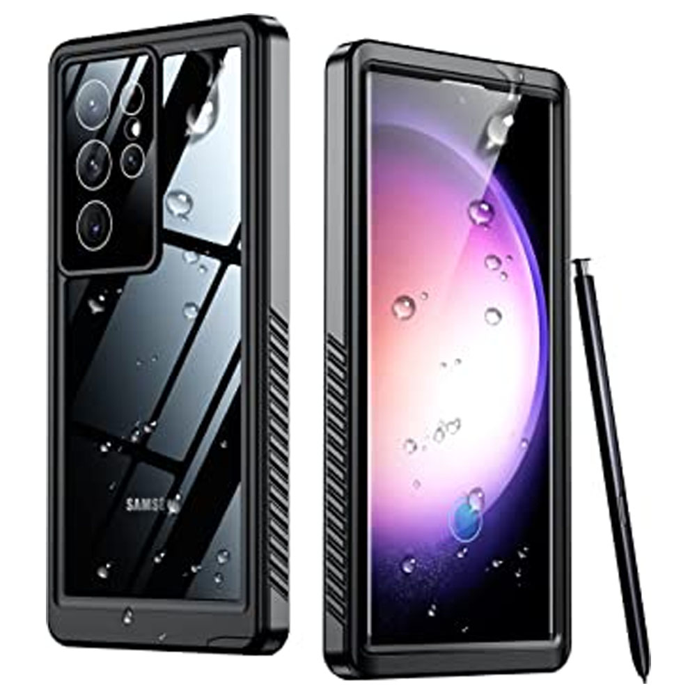 s22uwp.1 Waterproof Case for Samsung Galaxy S23 Ultra - Black From Redpepper - Image 1
